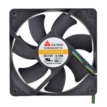 Lüfter Y.S.TECH FD121225LB 120 mm 4 Pin 12V 0,18 A