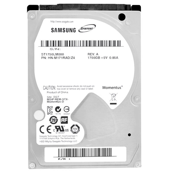 Festplatte Samsung 1,7 Tb ST1750LM000 32Mb Cache 5400Rpm Sata III 2,5"