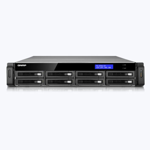 Qnap TS-879U-RP 8-bay Dual Core Intel Core i3-3220 3.3 GHz 32 GB RAM – Bild 3