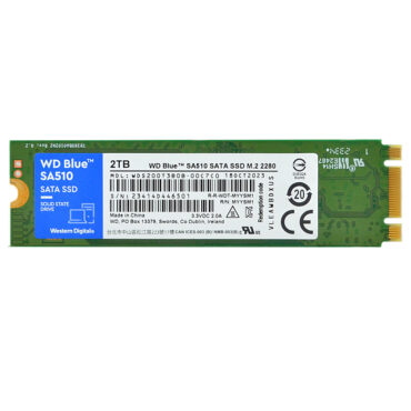 WD Blue WDS200T3B0B SA510 SATA SSD 2TB intern M.2 2280