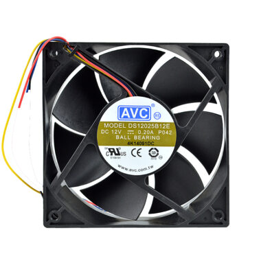 Lüfter AVC DS12025B12E Gehäuselüfter 0.20A DC12V 4-Pin 120*120*25mm