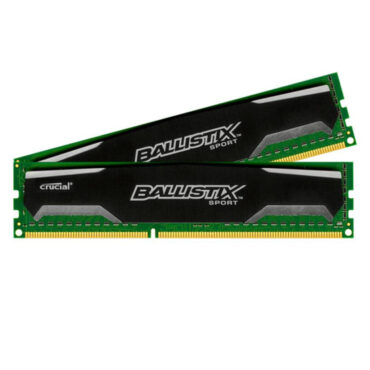 Arbeitsspeicher Crucial Ballistix Sport 16GB (2X8GB) BLS8G3D1609DS1S00.M16FED DDR3 RAM