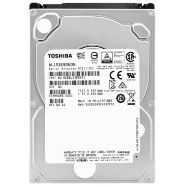 Toshiba 600GB AL15SEB060N 10K 128MB Cache Sas III 2,5'' Zoll