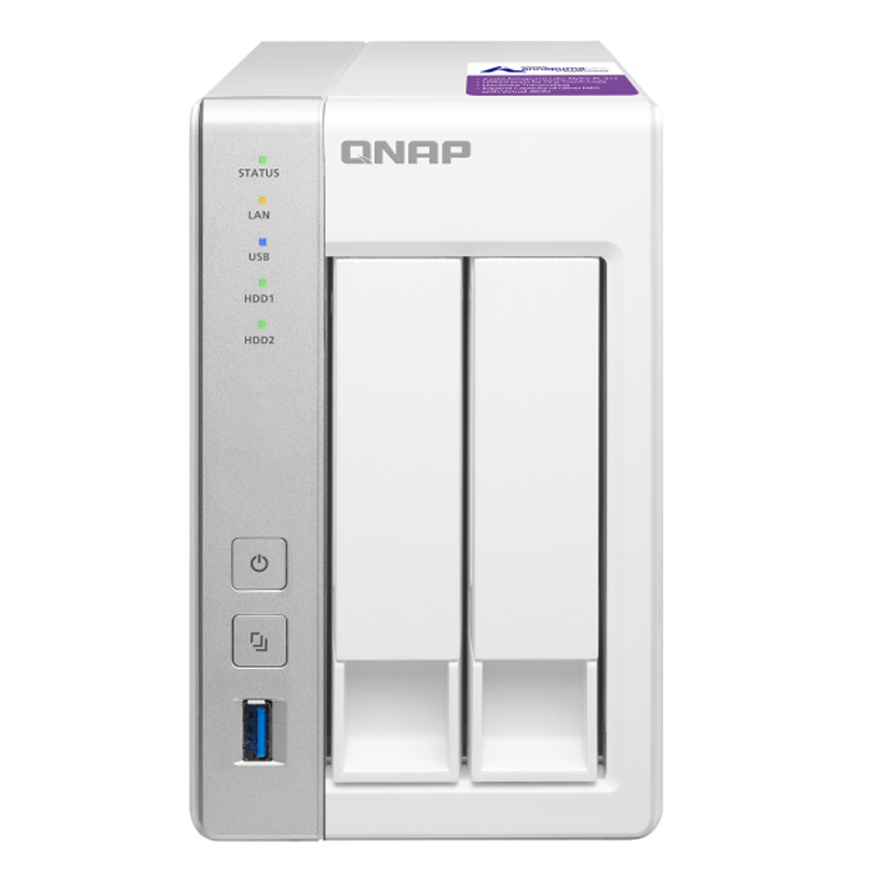 Qnap TS-231P Dual Core 1.4GHz 1GB DDR3 RAM 2x Bay NAS System