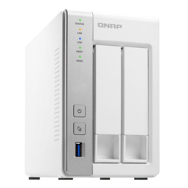Qnap TS-231+ Dual Core 1.4GHz 1GB DDR3 RAM 2x Bay NAS System – Bild 2