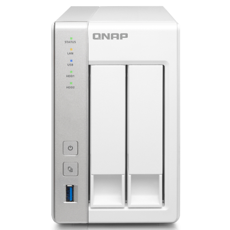 Qnap TS-231+ Dual Core 1.4GHz 1GB DDR3 RAM 2x Bay NAS System