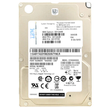 Festplatte IBM 300GB ST9300653SS 15000Rpm SAS II 2.5" 00Y5705 00Y2428