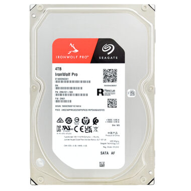 Seagate Ironwolf PRO ST4000NE001 4TB 7200Rpm 256Mb Cache Sata III 3,5" Zoll