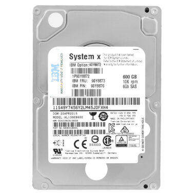 IBM AL13SEB600 600GB 10000 RPM 64MB Cache Sas II 2,5"  90Y8876