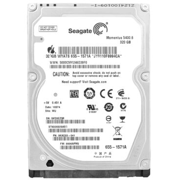 Seagate 320GB ST9320325ASG 5400RPM 8MB Cache SATA II 2,5" Zoll