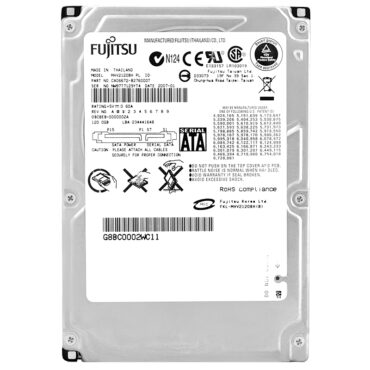 Festplatte Fujitsu 120Gb MHV2120BH 8Mb Cache 5400Rpm Sata 2.5''
