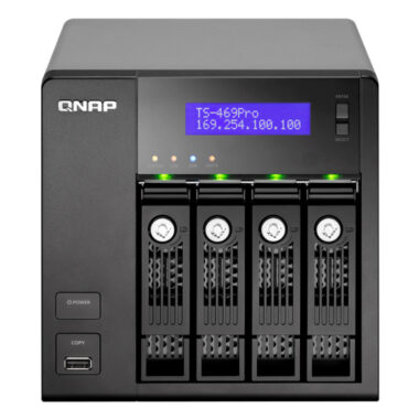 Qnap TS-469 PRO 4-bay NAS Server System 2x2.13GHz 1GB RAM