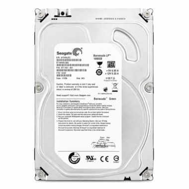 Seagate 1TB Barracuda Green ST1000DL002 SATA 3Gb/s 32MB 5900 rpm 3.5"