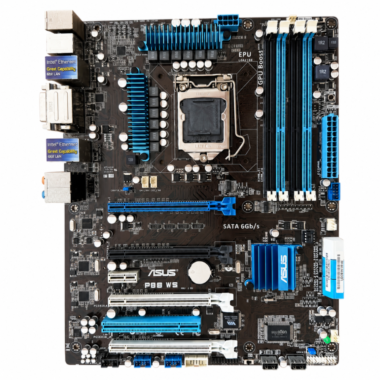 ASUS P8B WS Intel C206 LGA1155 ATX Workstation Motherboard DDR3 ECC