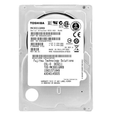 Festplatte Fujitu A3C40145005 300GB 15 000Rpm Sas II 2.5'' Zoll MK3001GRRB