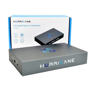 Hurricane 3518C3 3.5" USB Type C HDD Externe Festplatten Case 1TB/2TB/3TB/4TB/5T
