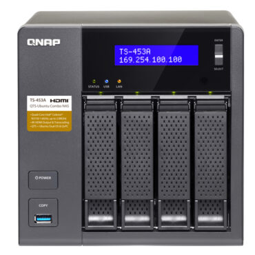 Qnap TS-453A 4-bay NAS Server System 4GB 4x 1.6GHz 512MB DOM