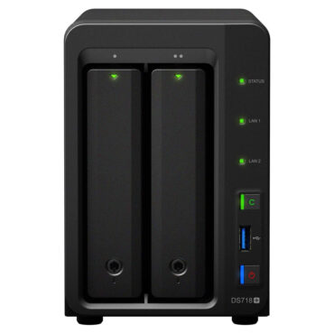 DiskStation Synology DS718+ 4x 1.5 GHz DDR3L 2GB  2x Bay Nas Server
