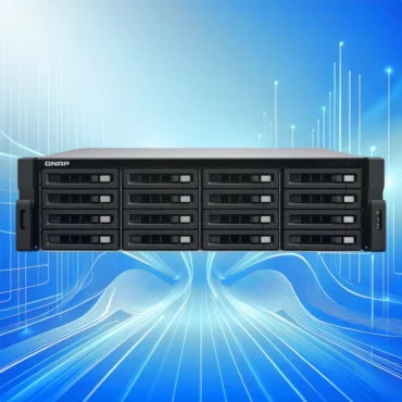 QNAP TS-EC1679U-RP 16-Bay 3U Rackmount-NAS, Intel Xeon Quad-Core, 16 GB DDR3 ECC, SATA 6 Gbit/s, redundante 600-W-Netzteile